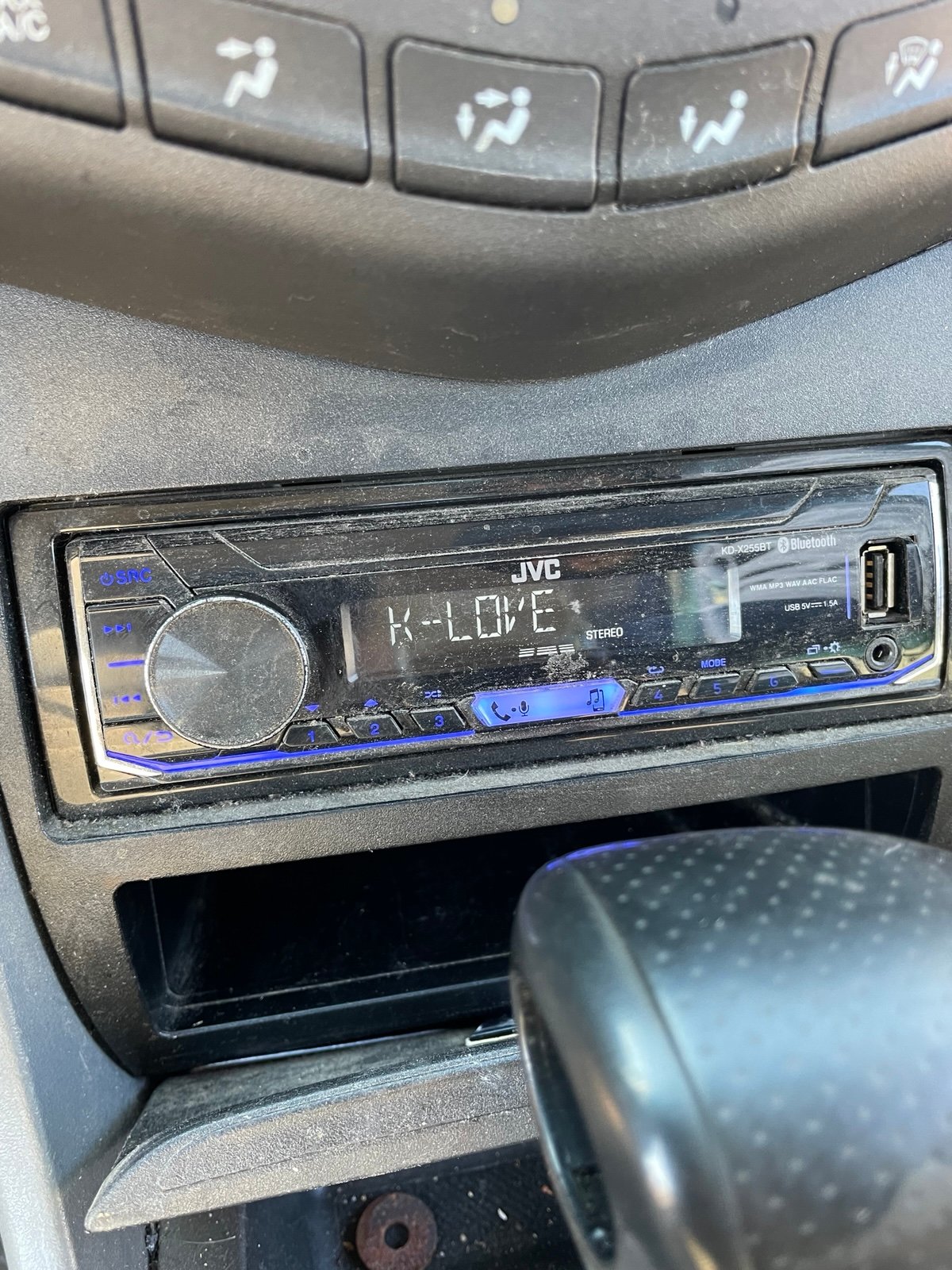 JVC KD-X255BT Digital Media Bluetooth Car Stereo Single Din