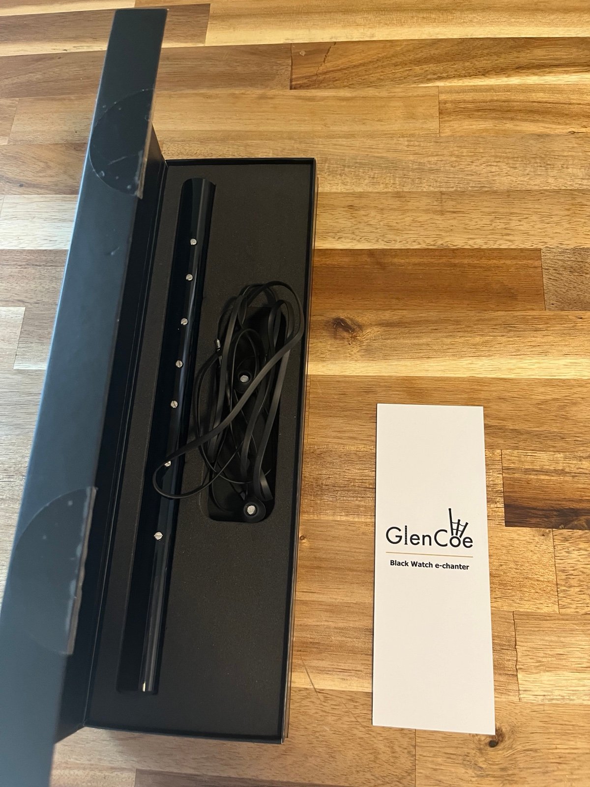 GlenCoe Black Watch E-Chanter with Headphones & Box
