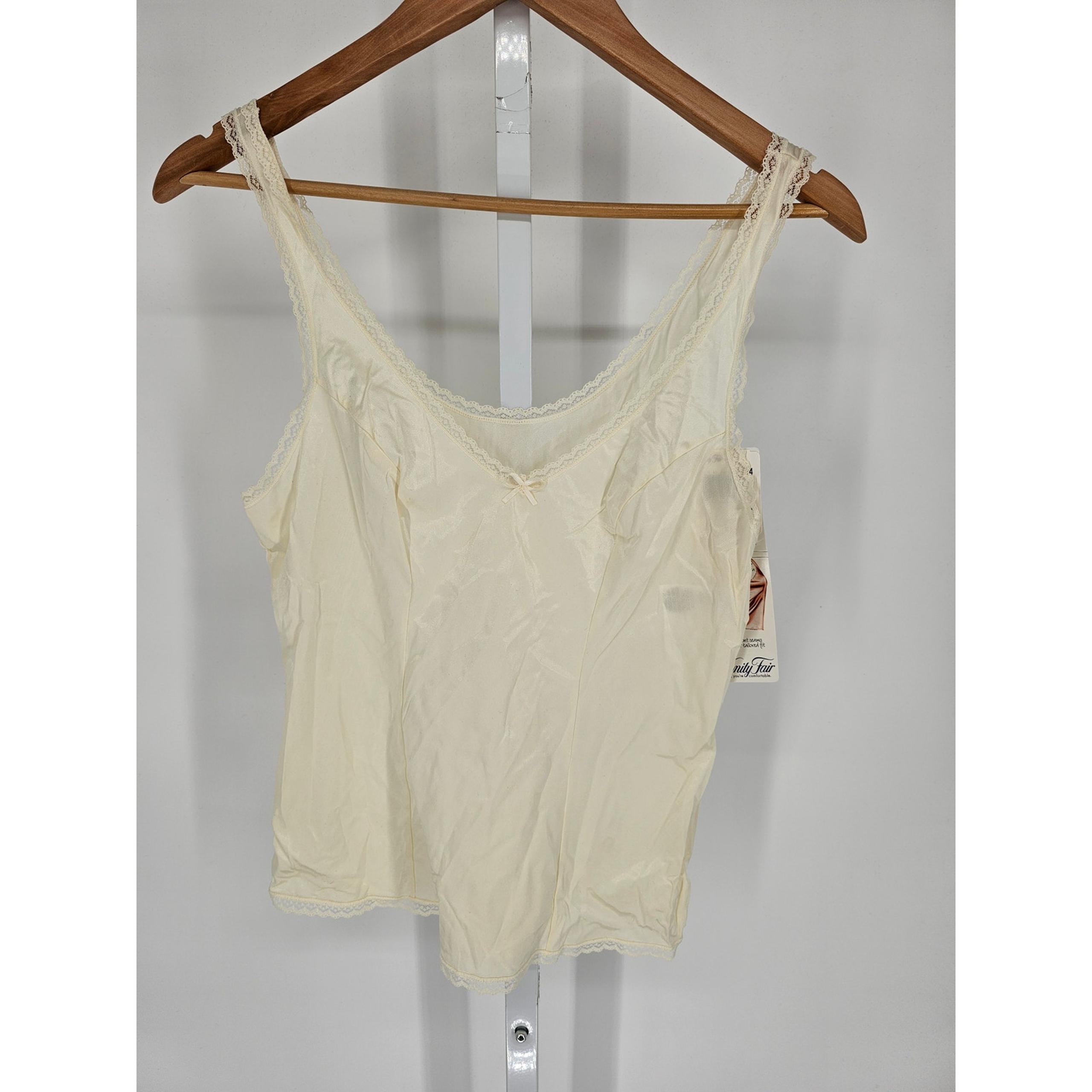 Vintage 1990s Vanity Fair Womens Sz 34 Satin Glance Camisole NEW