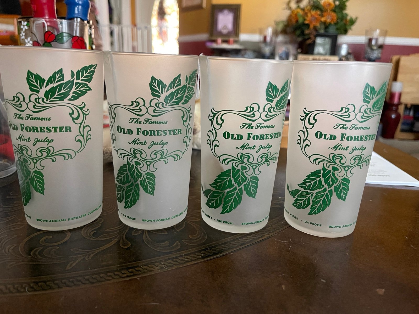 1960’s Ky Mint Julep glasses
