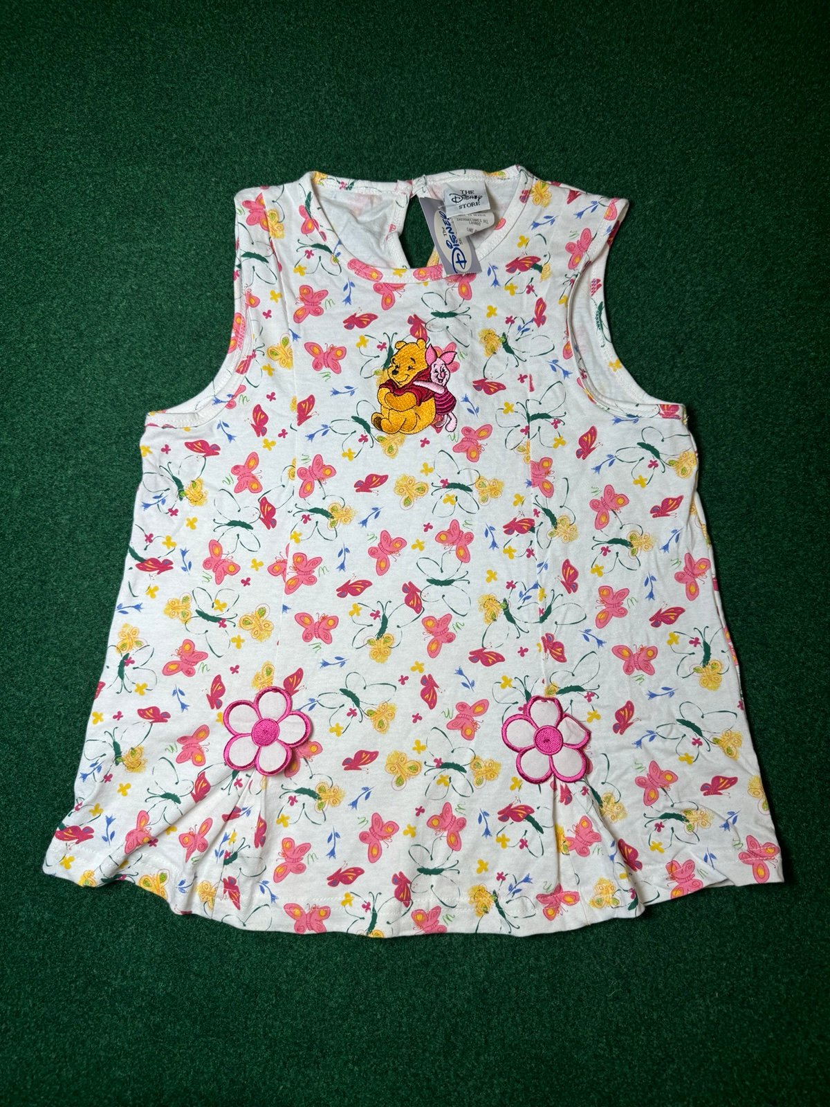 90s Winnie the Pooh Disney Store Dress vintage rare deadstock cute size 10/12