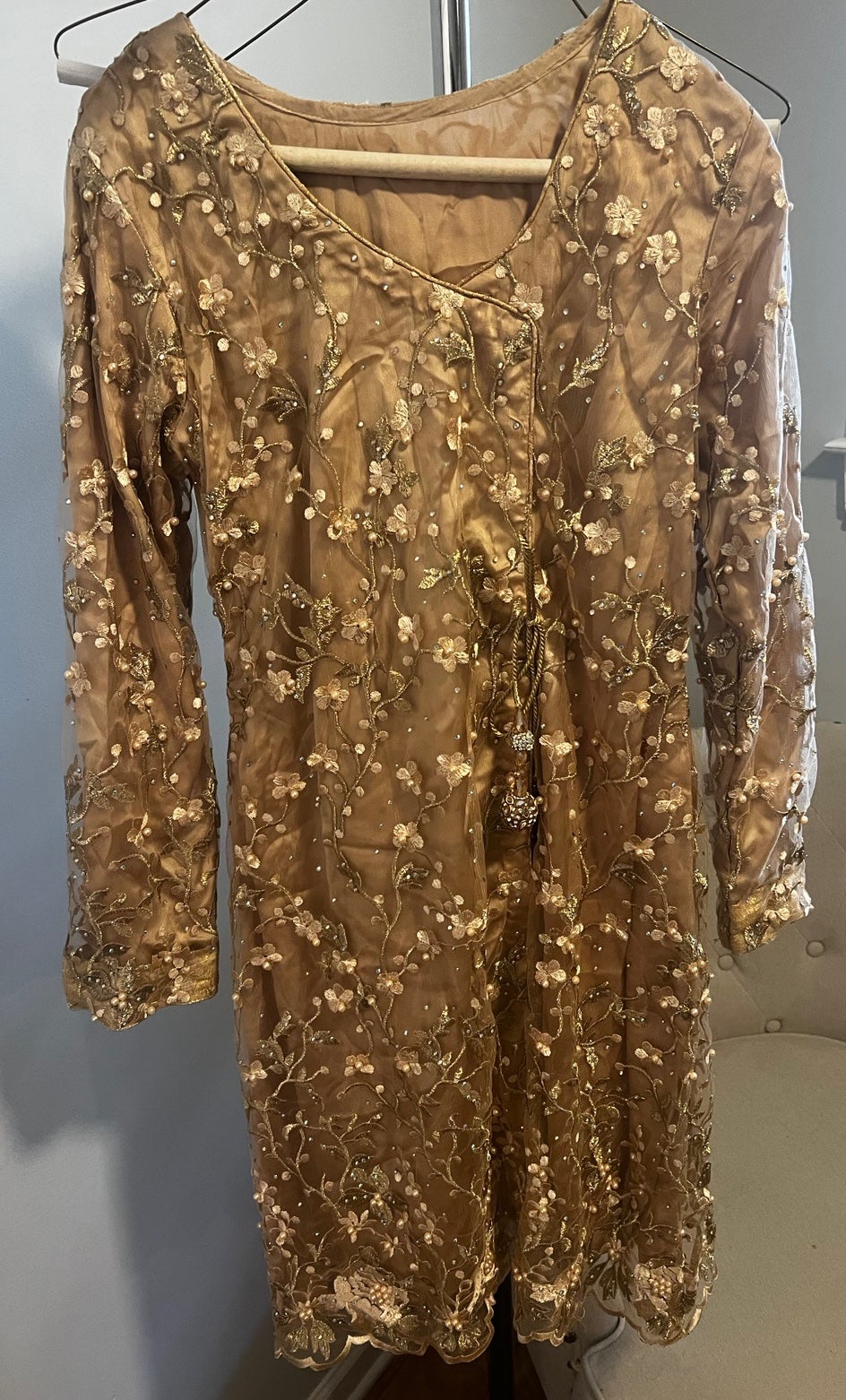 Pakistani Designer three piece outfit medium new