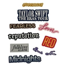 Collectors Taylor Swift The Eras Tour Patch Set (10 count)