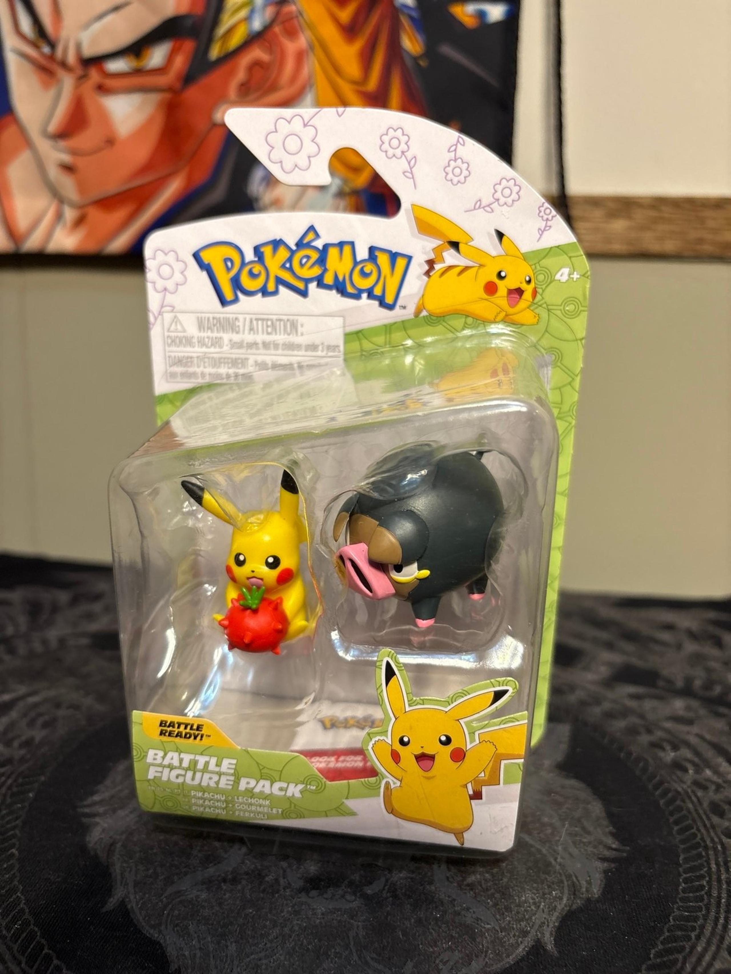 Pokemon Battle Figure Pack Pikachu & Lechonk Sealed 2024 Jazwares