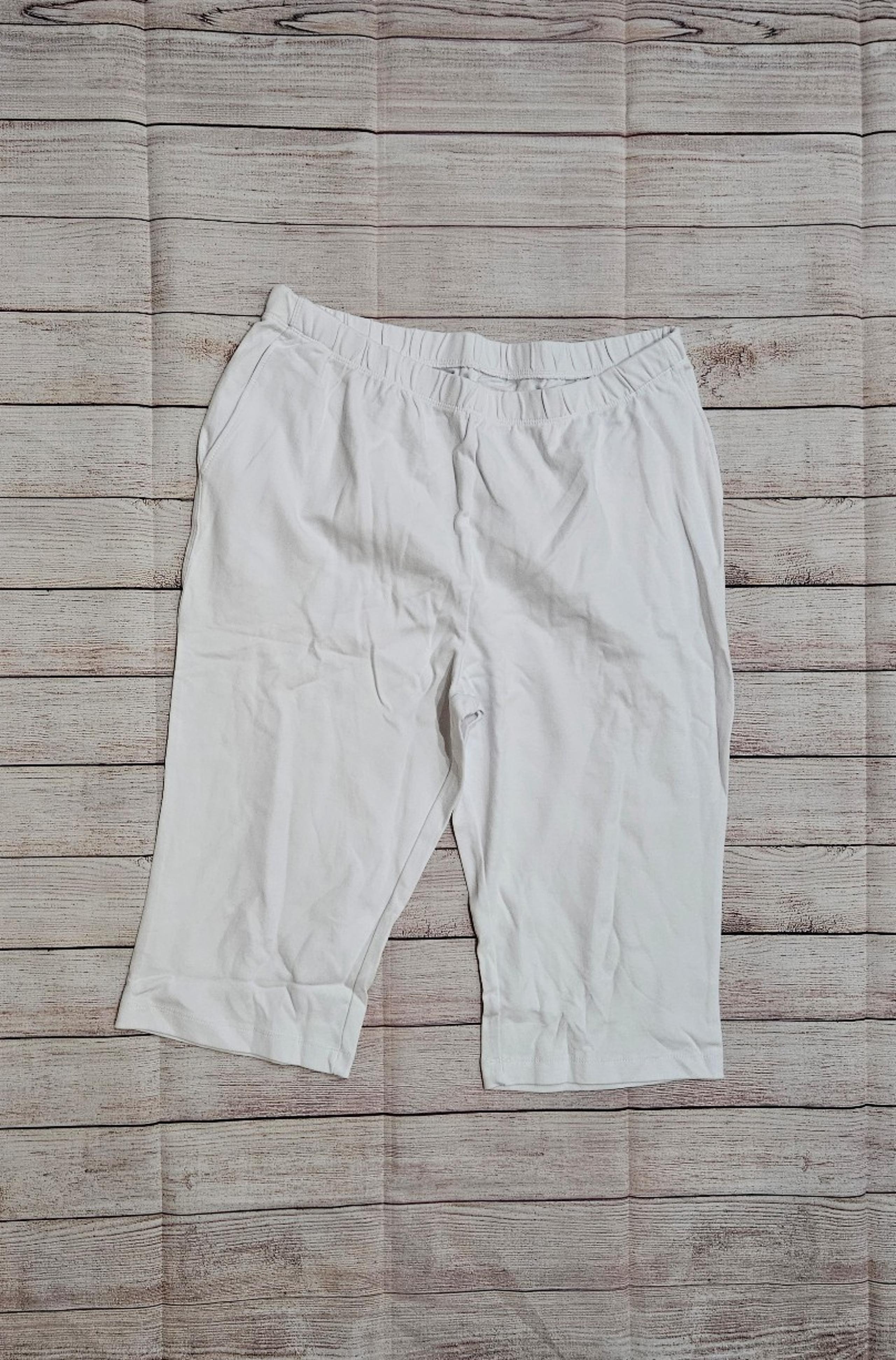 Lands' End Elastic Waist Capri Pants
