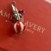 James Avery Enamel Christmas gnome art glass charm