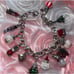James Avery Enamel Christmas gnome art glass charm