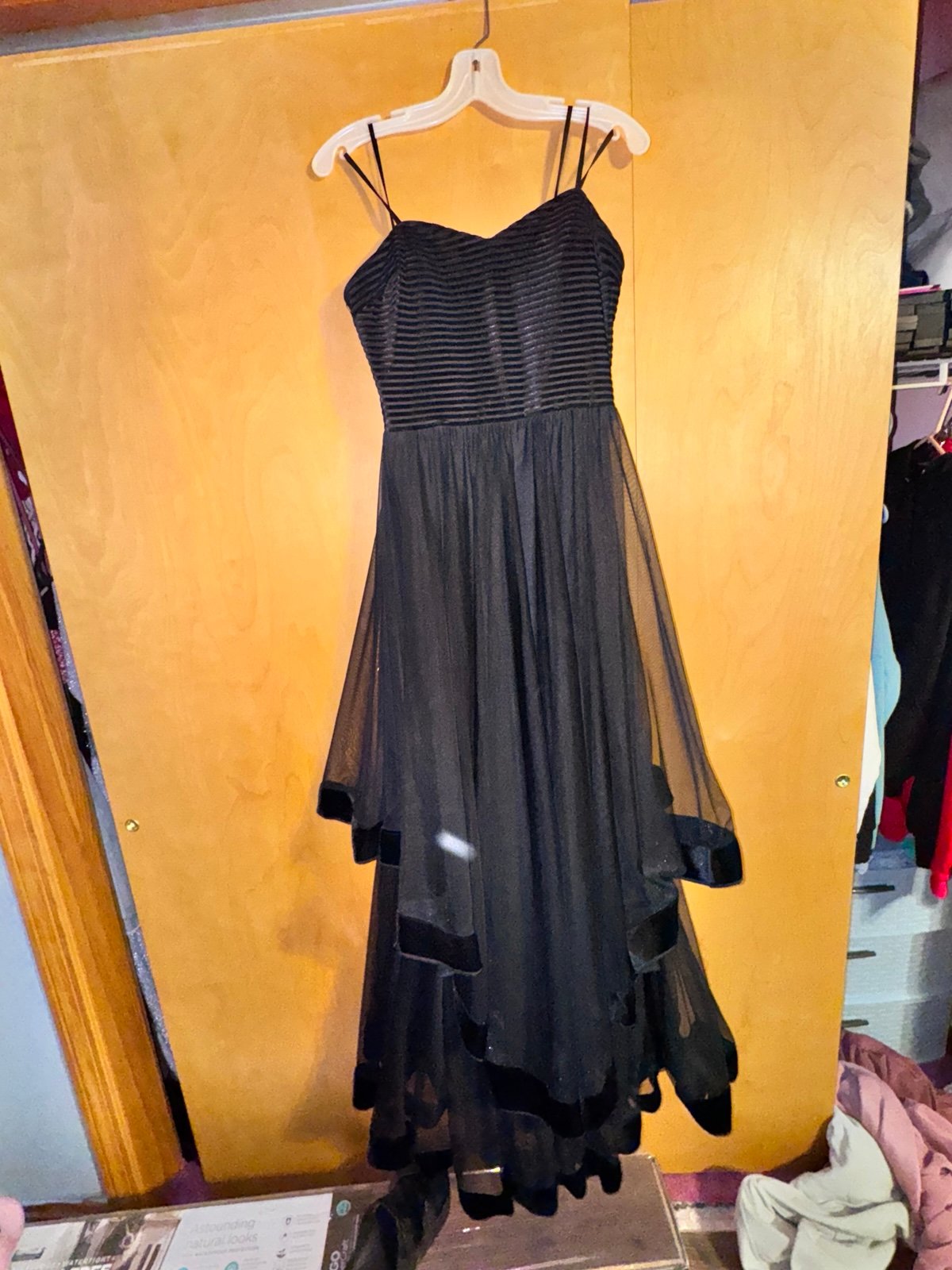 Long black formal dress