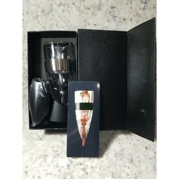 ARIA Essential Triple Red Wine Aerator Pourer Decanter Smooth No Drip Aerating