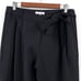PARKER Elliot Pleated High Rise Belted Tie Waist Trouser Pants Size 8 Black