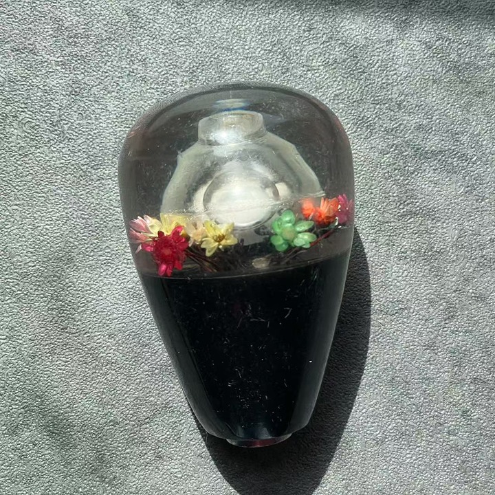 RARE Vintage Japan Dried Flower Shift Gear Knob JDM Thread Size 8.5mm x 1.25 NOS