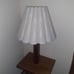 Vintage Pedastle Stand Table with Built-in Lamp