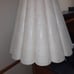 Vintage Pedastle Stand Table with Built-in Lamp