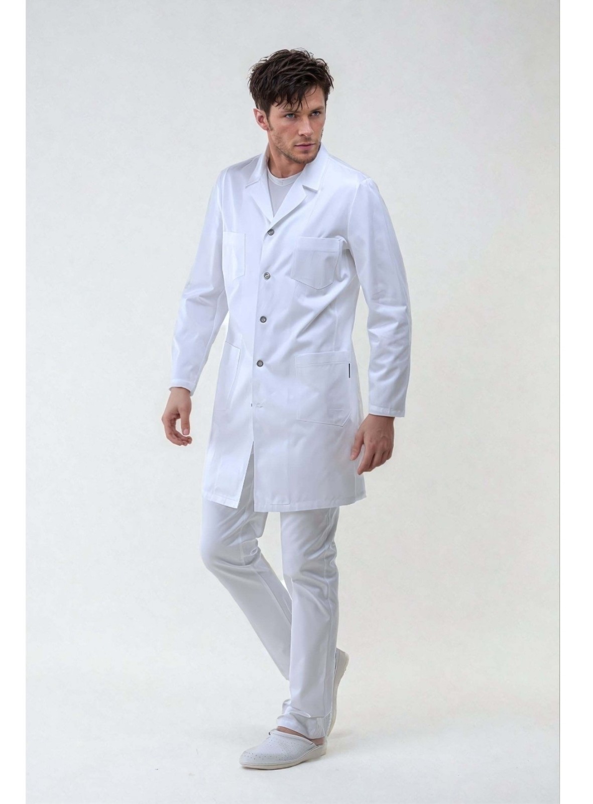 Pastelli Luxury Italian Almaty Lab Coat 100% Cotton Sz L