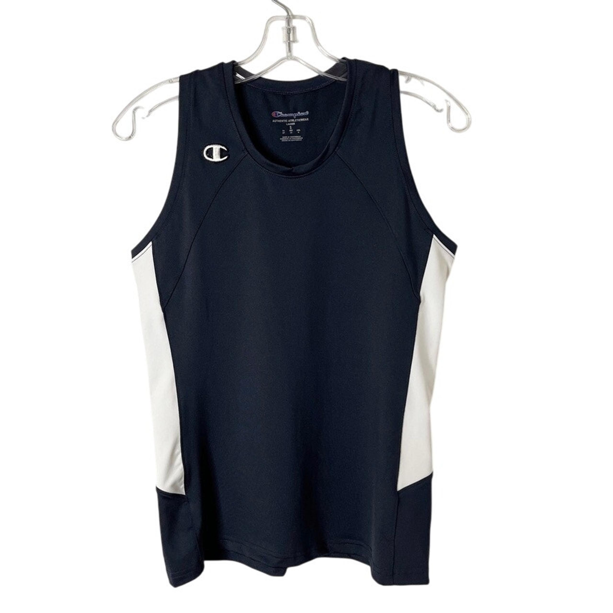 Champion Womens Fast Break Double Dry Racerback Jersey Tank Top Black Athletic S