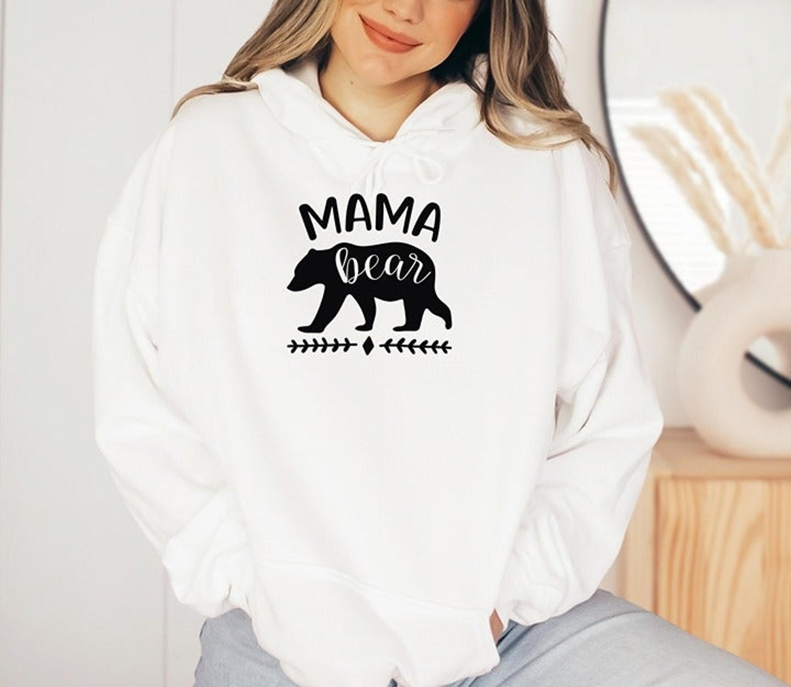Boho Mama Bear Hoodie (2)
