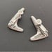 Vintage Sigi Pineda mid century modern sterling silver earrings