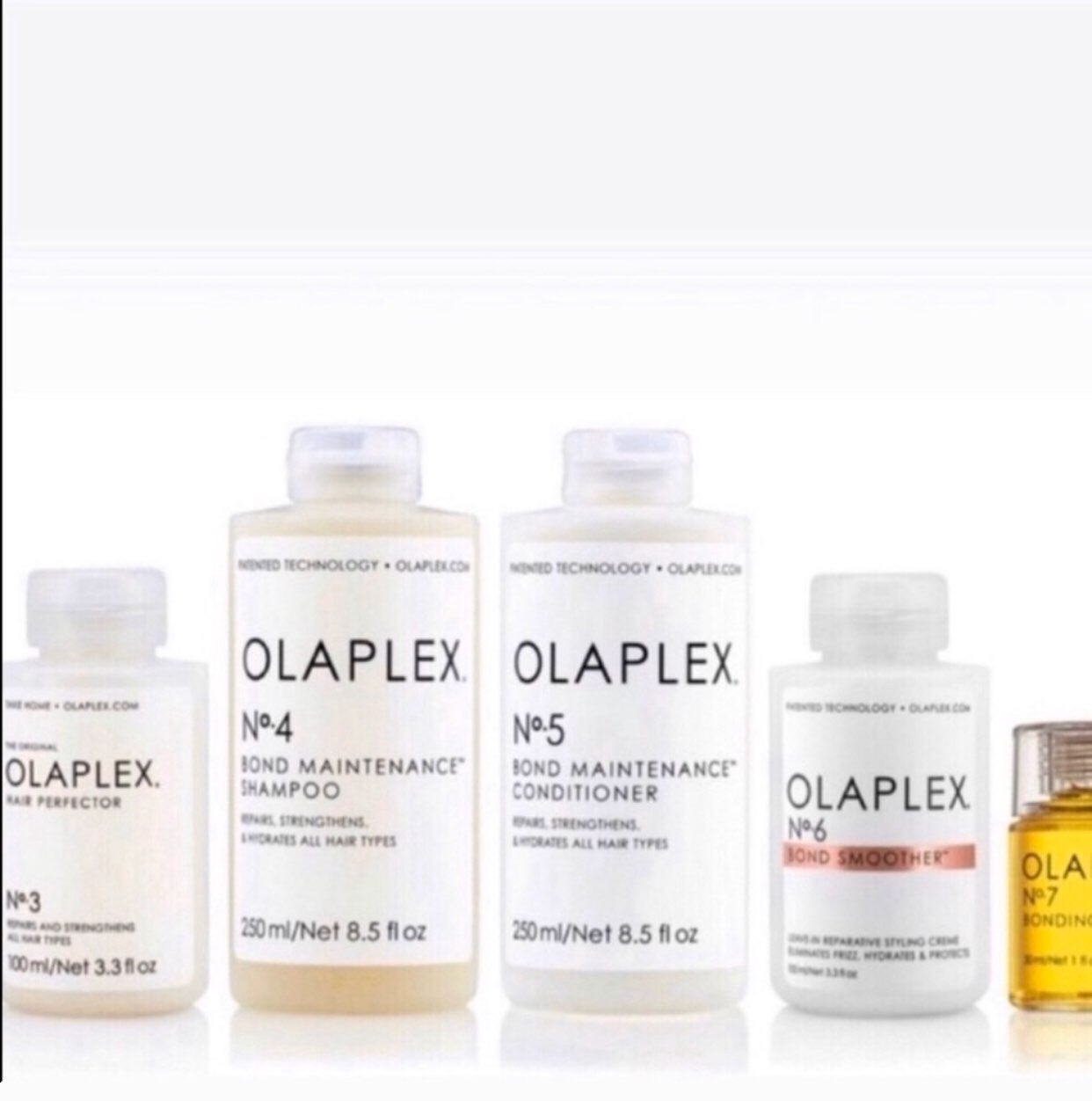 OLAPLEX COMPLETE SET N° 3, 4, 5, 6, 7