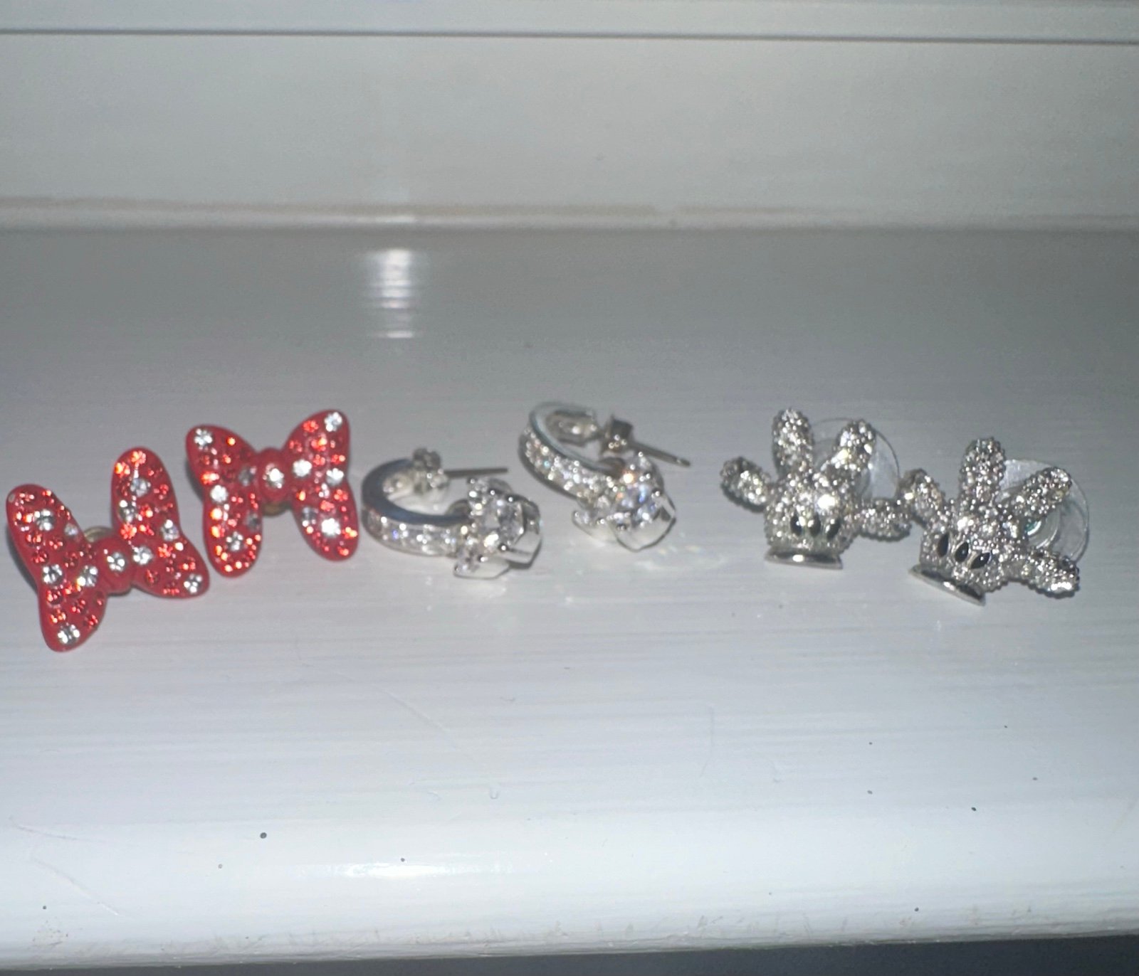 Disney Studded Earrings- 3 pair
