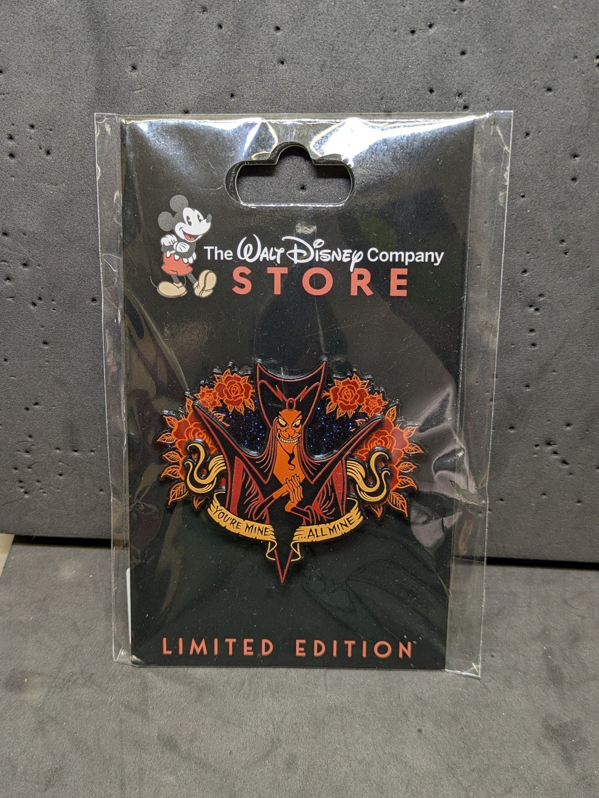 DEC Villaintine's Day Jafar LE 250 Pin Disney Villain Aladdin Cast Exclusive