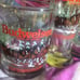Set of ten budweiser glasses; 8 tall, 2
