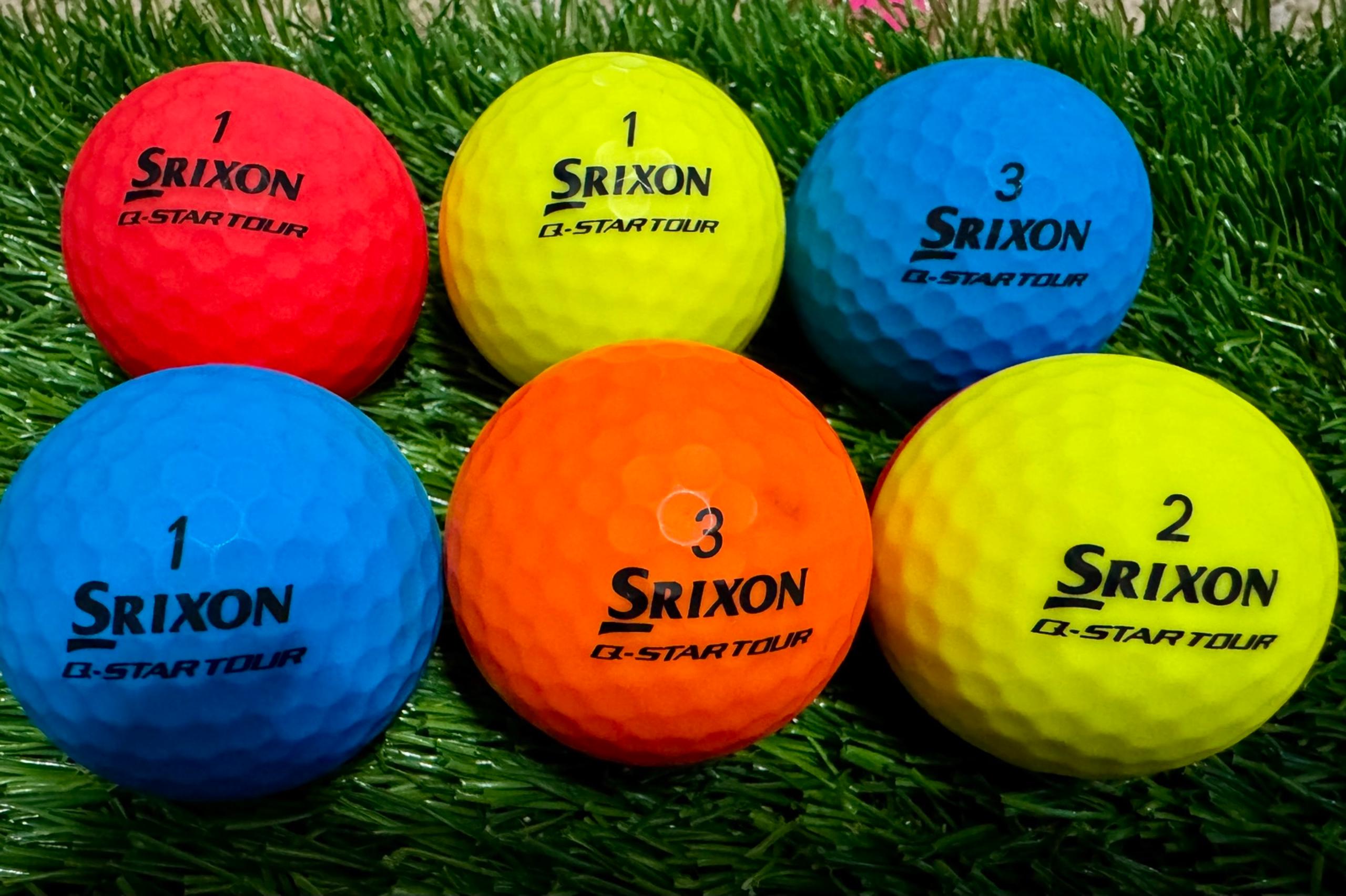 Srixon Q-Star Tour Divide used Golf Balls