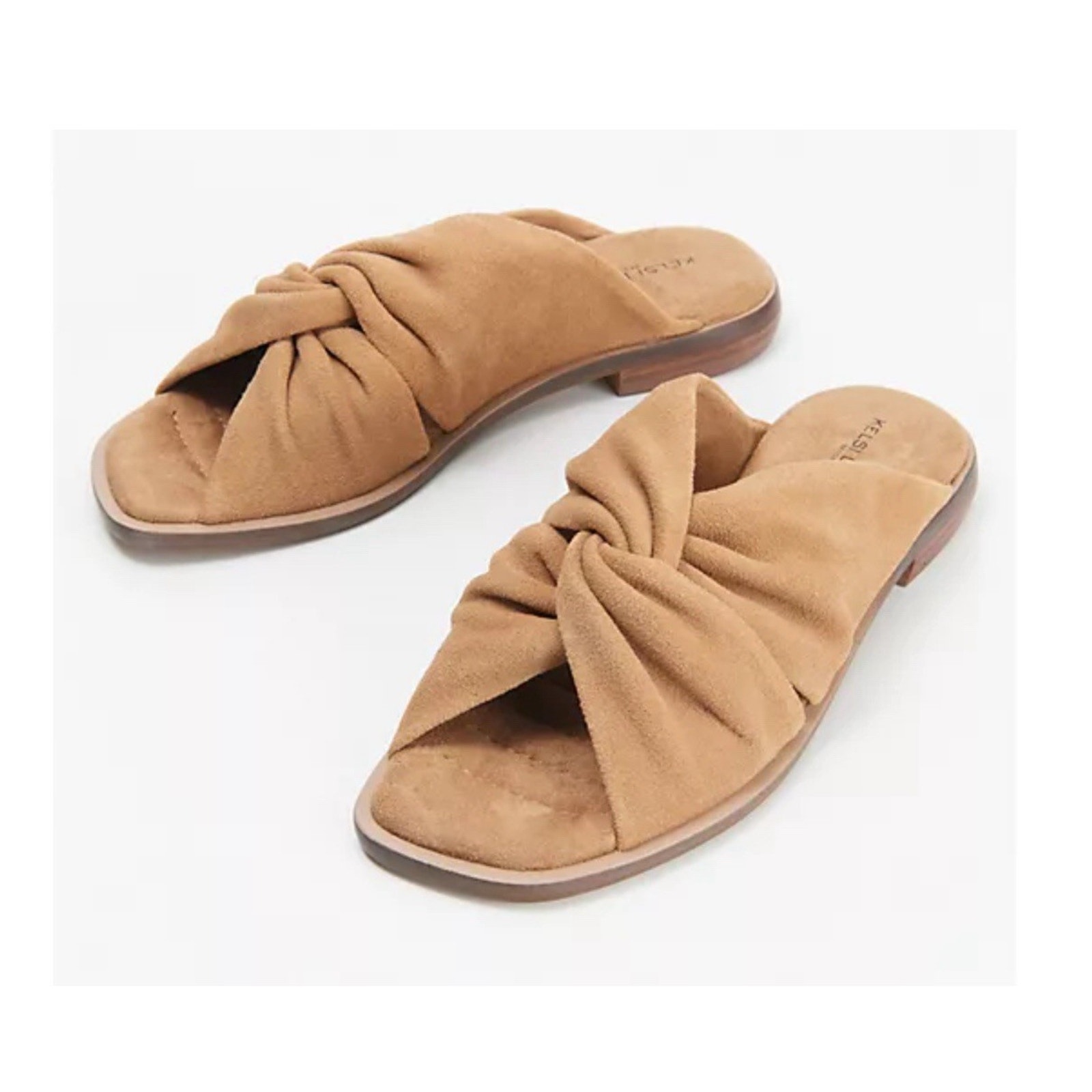 Kelsi Dagger Twist Leather Knot Sandals Size 8.5