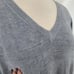 Barefoot Dreams CozyChic Lite Pullover sweater Shadow Blue grey size large