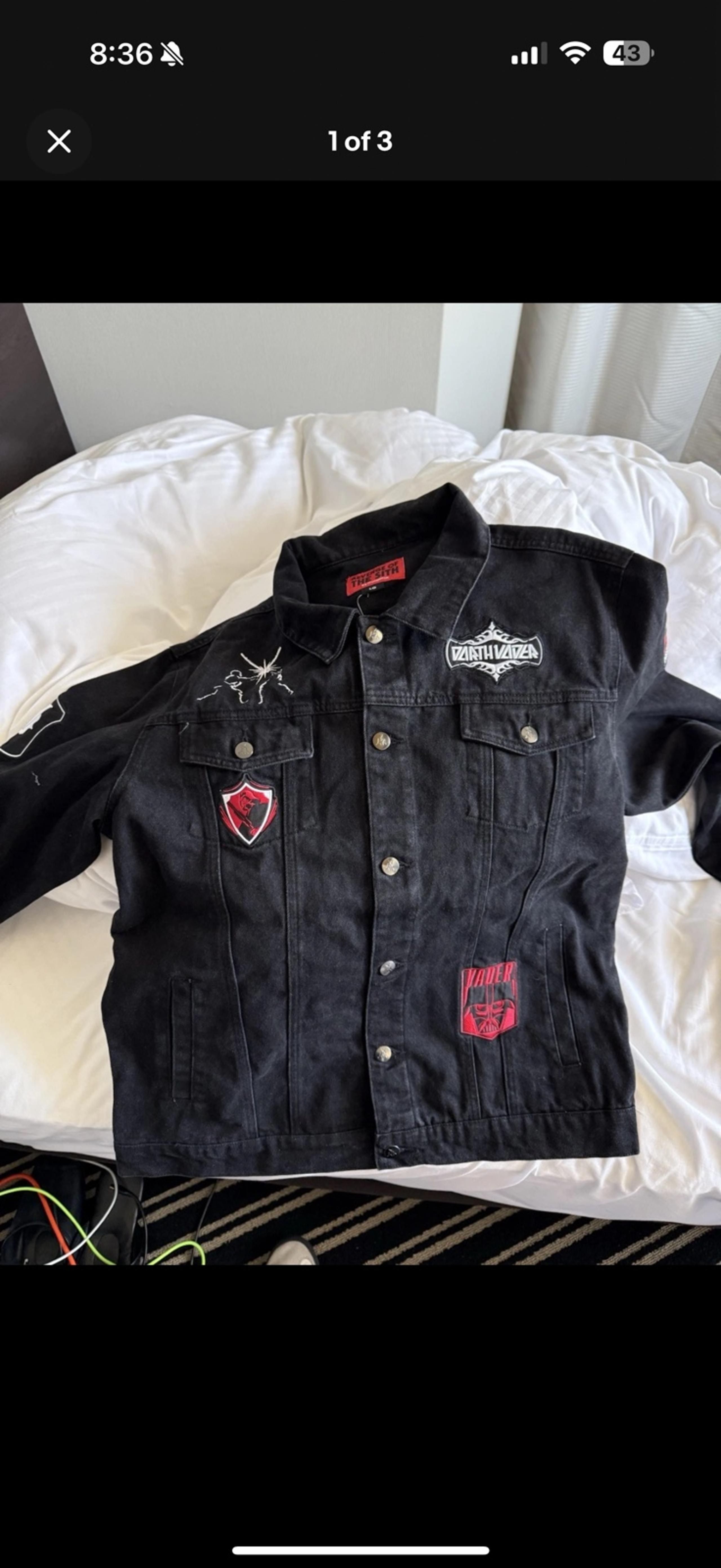 2025 Star Wars Celebration ROTS Denim Jacket 2XL.