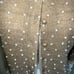 Blouse A'reve Women's Beige Ivory Button Up Lace Embellish 3/4 Sleeve Cardigan