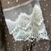 Blouse A'reve Women's Beige Ivory Button Up Lace Embellish 3/4 Sleeve Cardigan