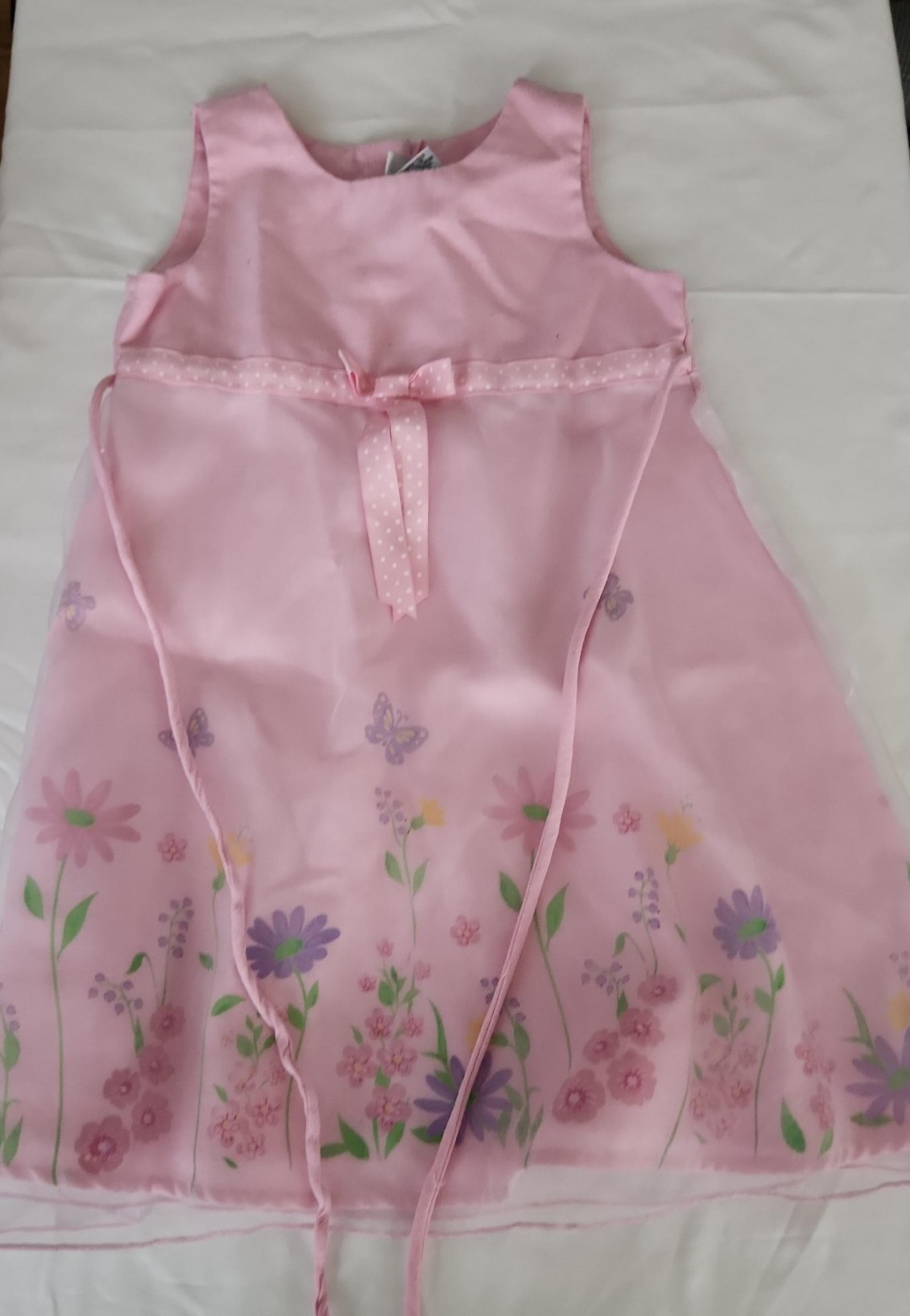 Youngland girls size 4 pink floral dress #BC2 crosspost