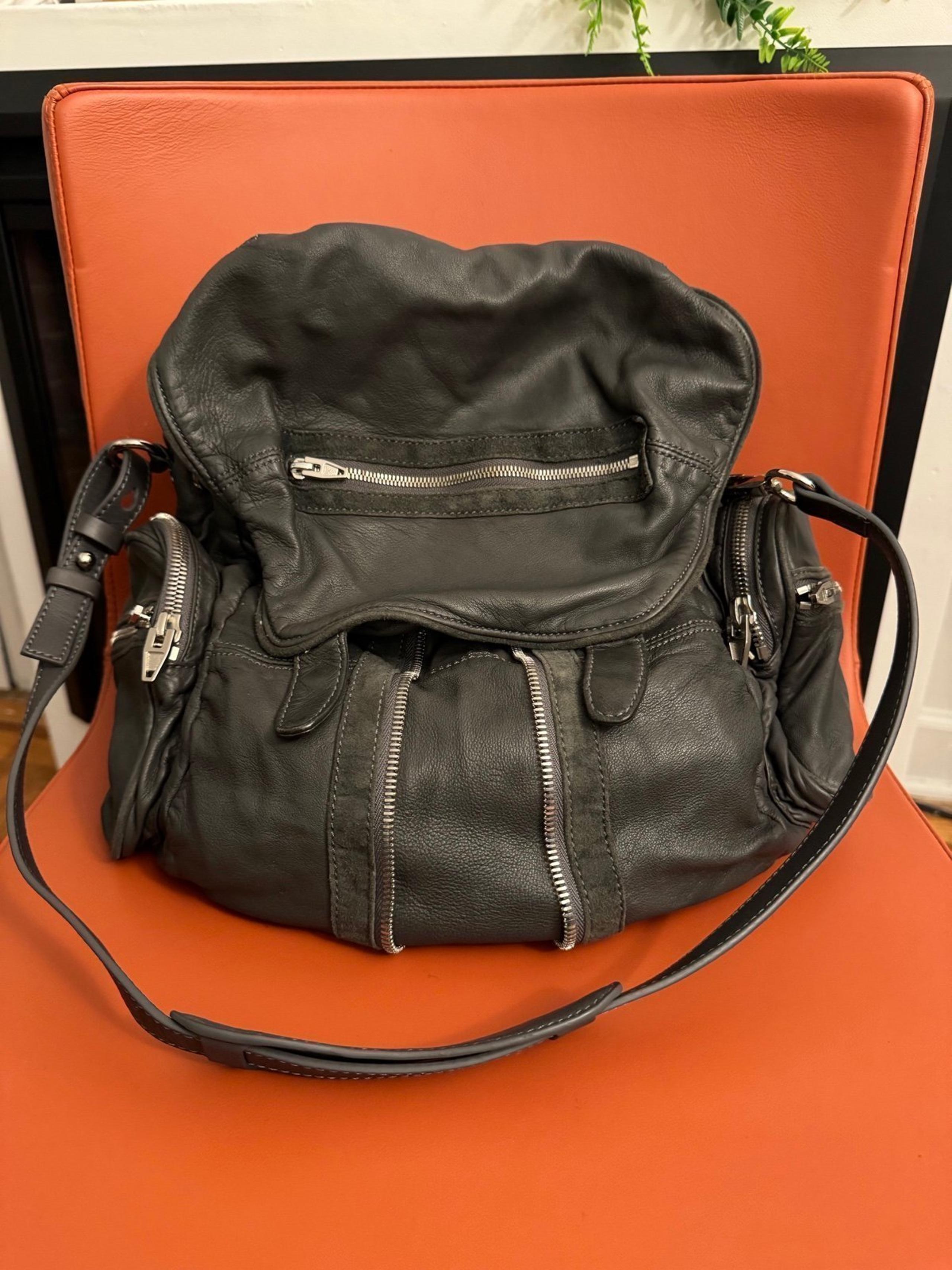 Alexander Wang leather backpack Grey