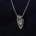 Sterling silver handmade pendant w/ 24 sterling chain. One of a kind