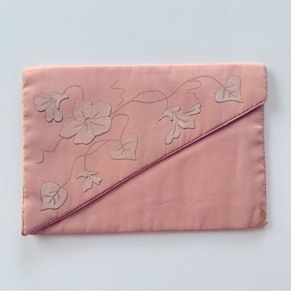 Vintage 1940’s French Silk Lingerie Pouch