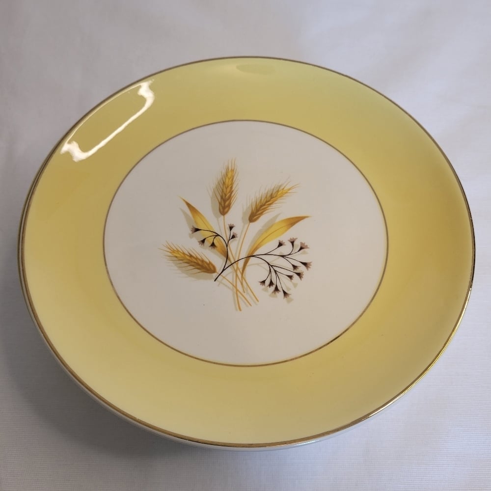 Autumn Gold Bread Plates Homer Laughlin Century Service Corp