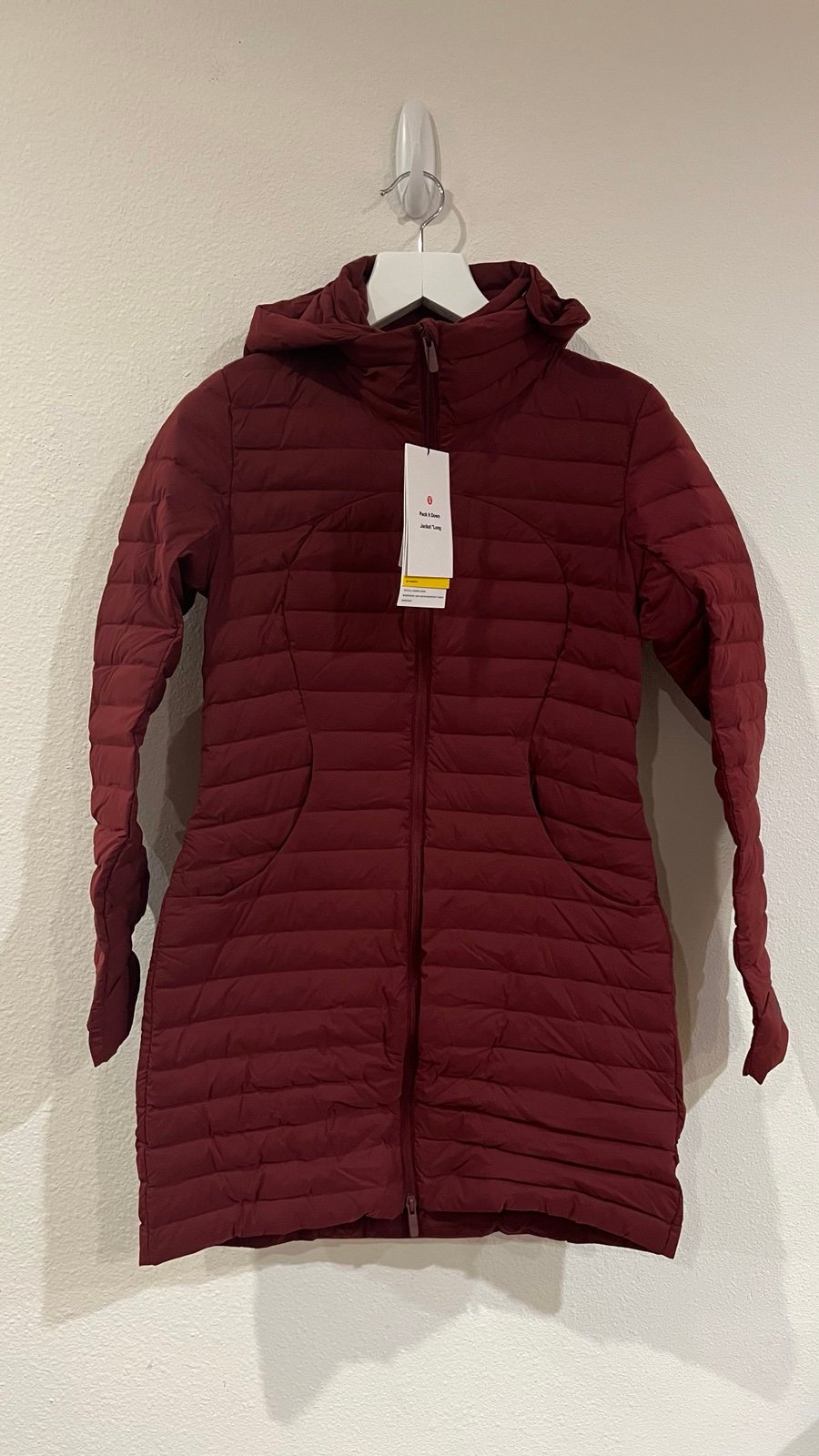 Lululemon Women Pack it Down Long Jacket Size 6