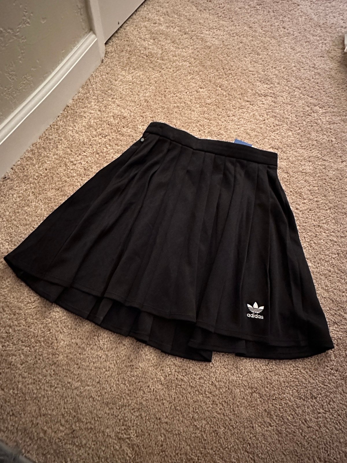 Adidas Black Pleated Tennis Skirt