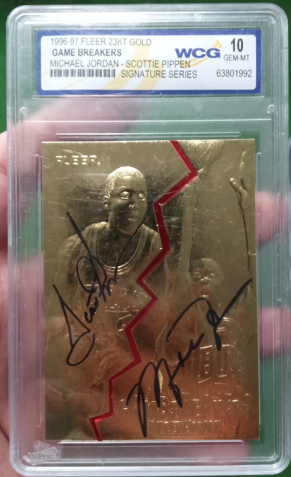 Pippen/Jordan 96-97 Graded Sports Card