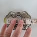 Vintage Mother of Pearl Southwestern Silver Plated Metal Belt Buckle