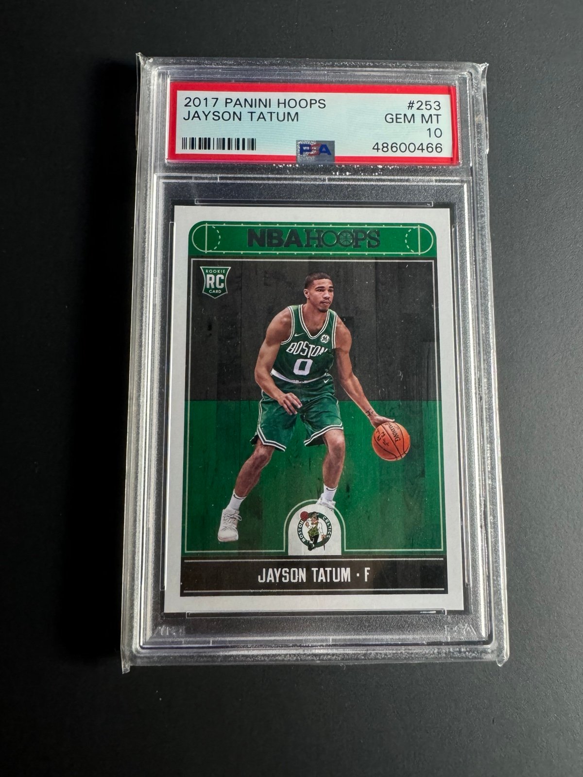 Jason Tatum 2017 Panini NBA Hoops Rookie PSA 10