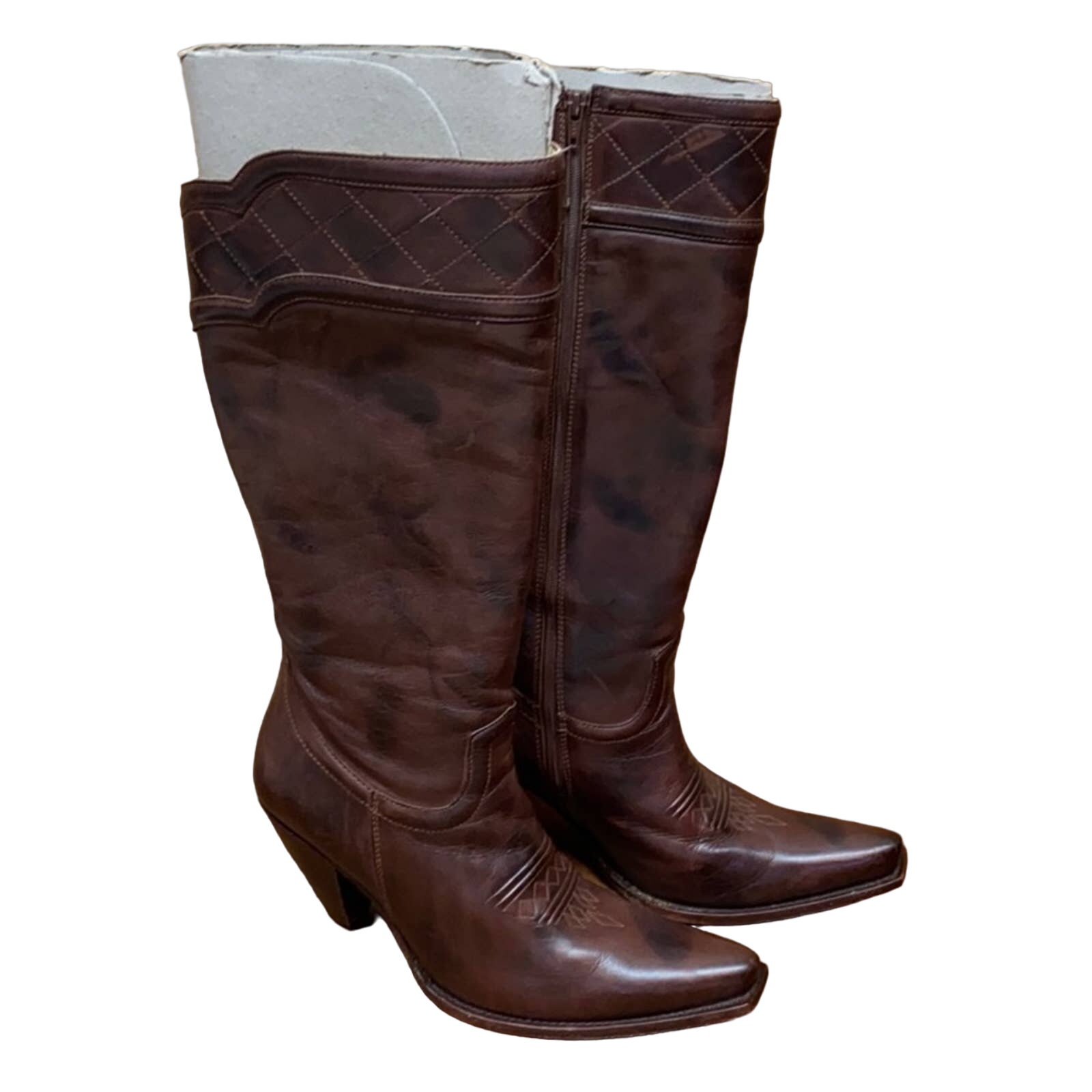 Charlie Horse Snip Toe Cowgirl Boots 7B
