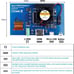 Miuzei Raspberry Pi 4 inch HDMI Display with touch pen