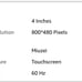 Miuzei Raspberry Pi 4 inch HDMI Display with touch pen