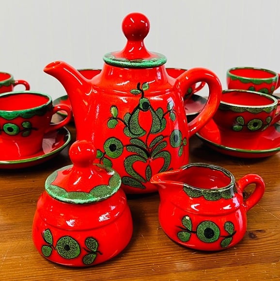 Mid-Century Modern, Villeroy & Boch Gallo Piroschka Tea Service