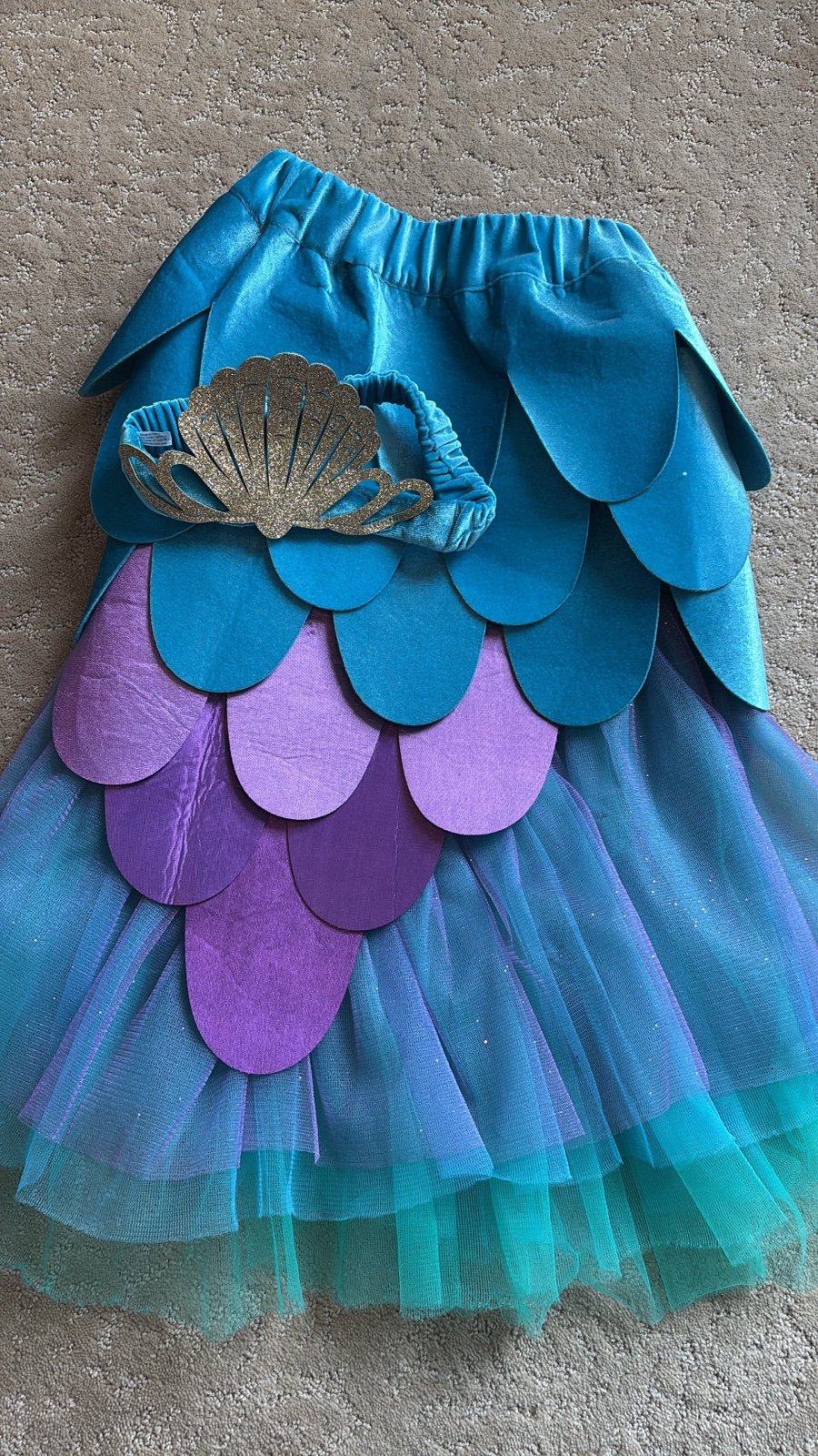 Hanna Andersson Mermaid Tail and Headband