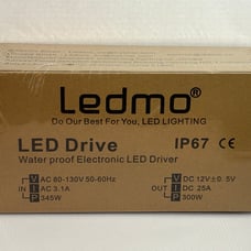 LEDMO IP67 LED Power Supply 12v 300 Watts DC12V 25A AC/DC Driver