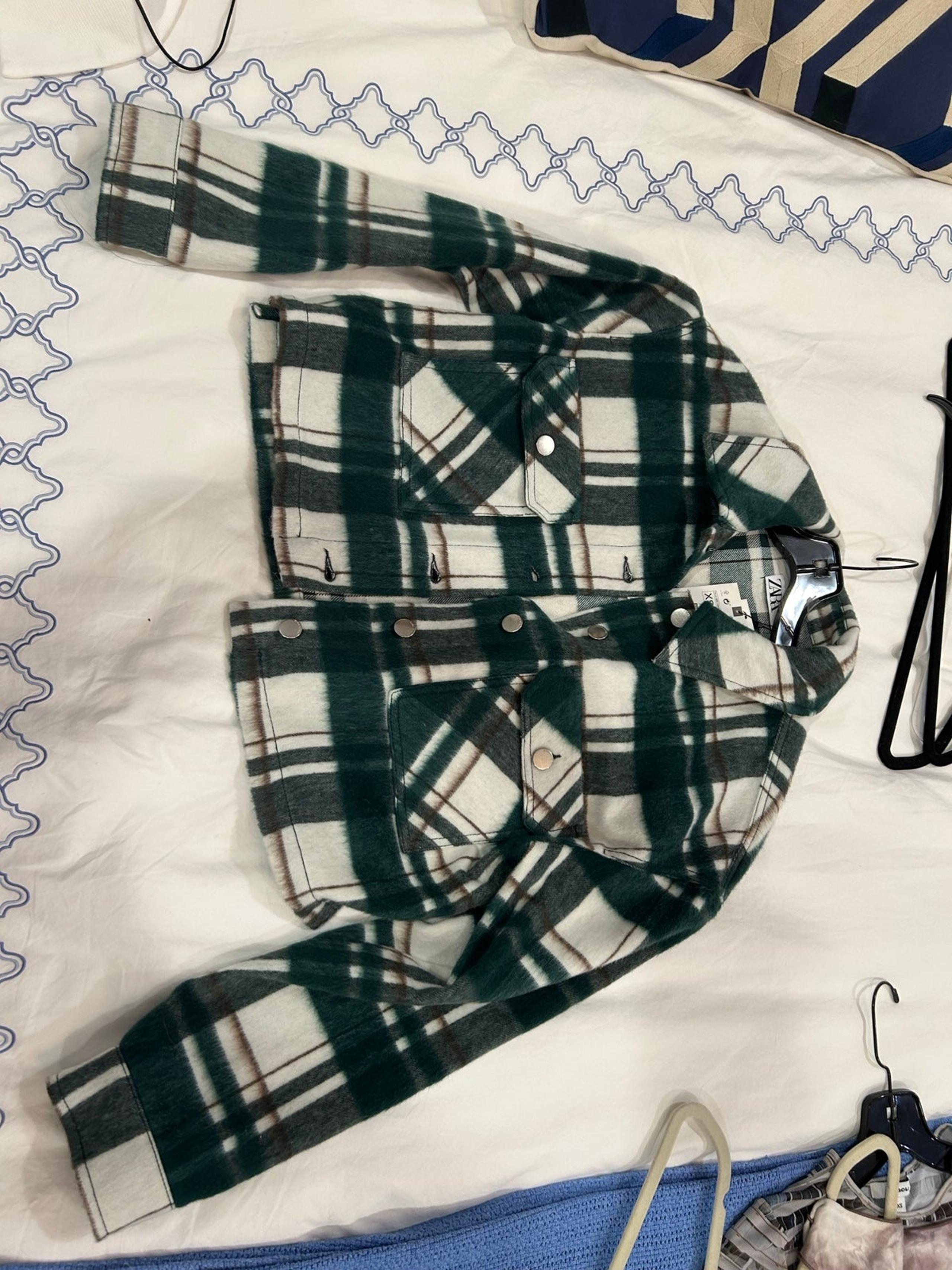 ZARA plaid jacket