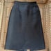 Prada Black Wool Midi Skirt