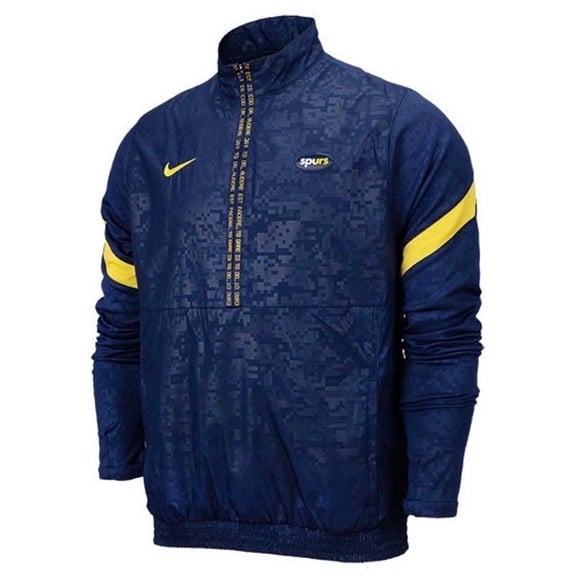 NWT men's XL nike tottenham hotspurs FC 1/2 zip PO track jacket